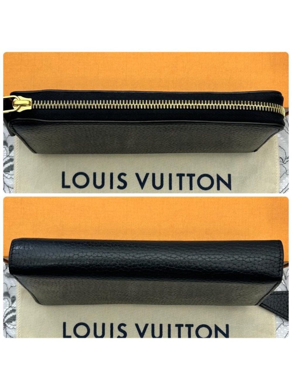 ★SOLD★ Louis Vuitton Portefeuille Comet Noir Black Wallet - Picture 3 of 9